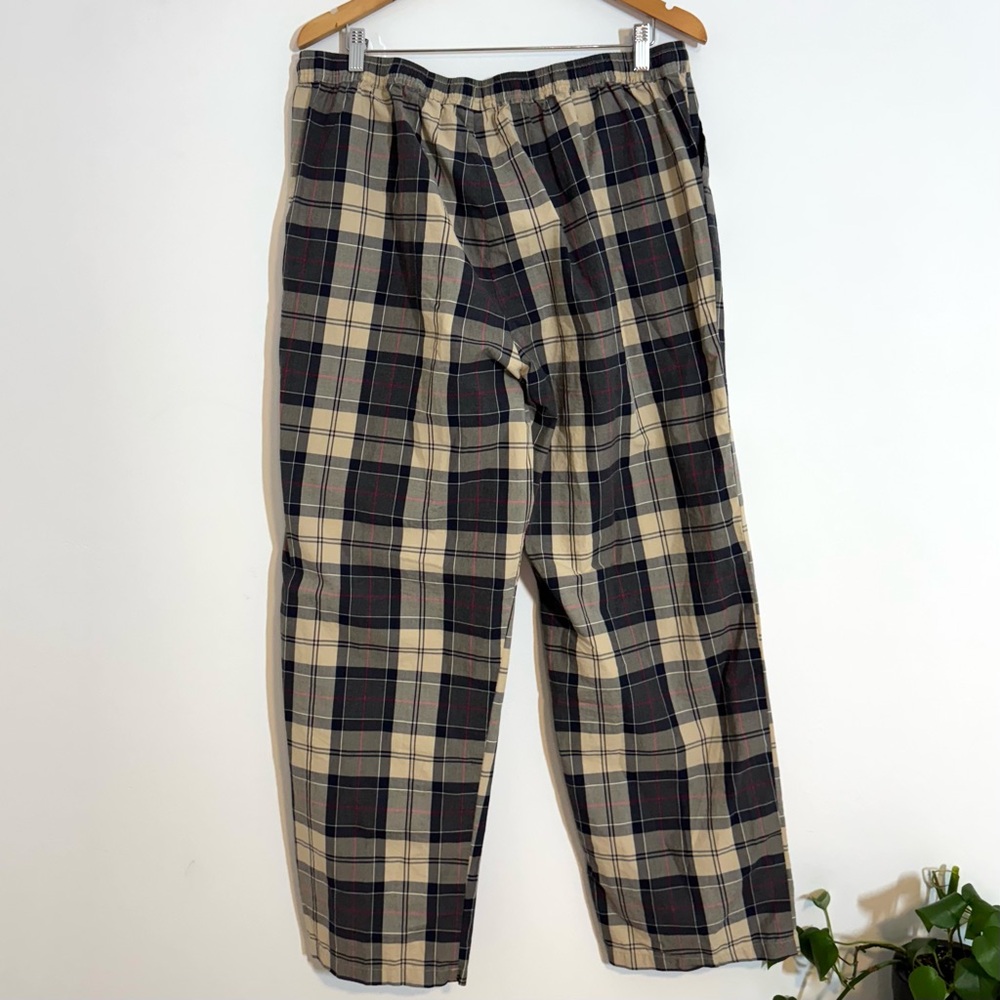 Barbour Plaid Woven Cotton Pajama Set in Stone Tartan Laith Tartan Men’s Size XL - Picture 15 of 16